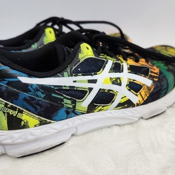 Asics 33-OGA Leather Lace Up Black Orange Athletic Shoes Unisex Mens 6 Womens 8 - Picture 3 of 14